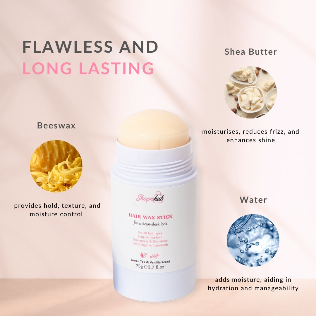 Hair Wax Stick 75ml - Limited Time Offer - FREE BRUSH