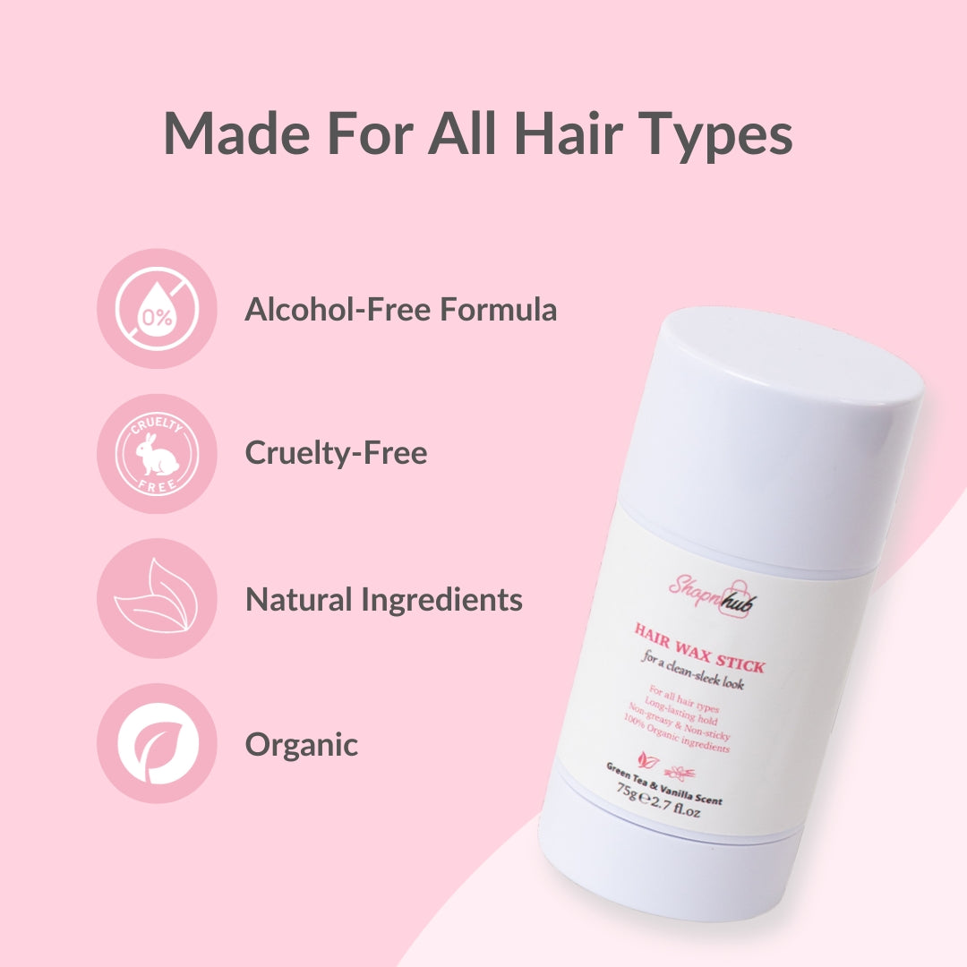 Hair Wax Stick 75ml - Limited Time Offer - FREE BRUSH
